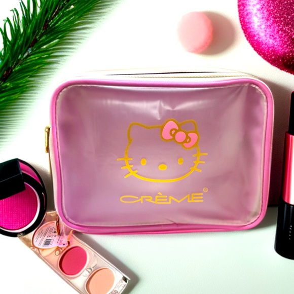 NEW🎀Hello Kitty x the Creme Shop Cosmetic Bag - Picture 1 of 4